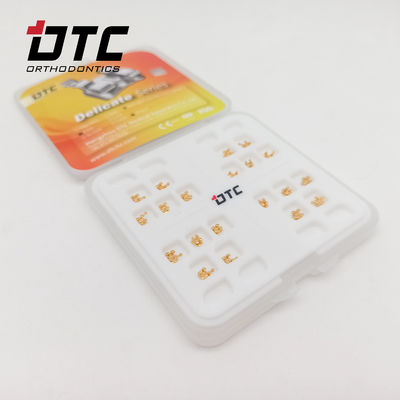CE 인증 DTC 정형 치과 Roth MBT 골든 델리케이트 시리즈 브래킷과 갈고리 기계 전원