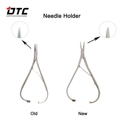 CE 인증 클래스 I DTC 정형 치과 스테인리스 스틸 접기 바늘 수납기