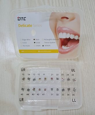 DTC 섬세한 시리즈 정형 치아 브래킷 ISO 인증 및 3 년 유효 기간