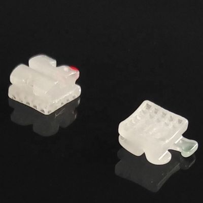 DTC 세라믹 브래킷 맑은 정형 치아 브래킷 CE ISO 인증 3 년 유효기간