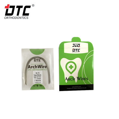 DTC 둥근 NiTi 타원형 정사 아치 와이어 및 CE 인증과 함께 정치 치과 교정