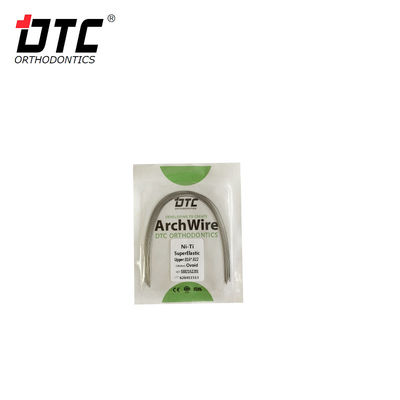 DTC 둥근 NiTi 타원형 정사 아치 와이어 및 CE 인증과 함께 정치 치과 교정