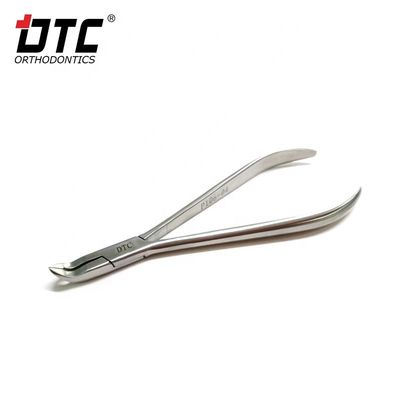 롱 핸들 미니 DTC 정형 치아 디스탈 정형 가벼운 와이어 커터 톱니 45도 표준