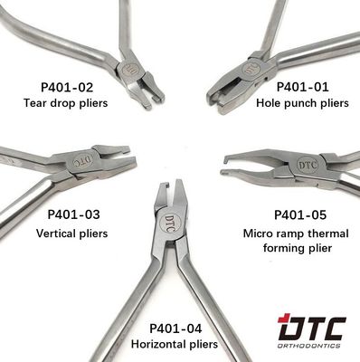 스테인레스 스틸 DTC 정형 치과 마이크로 램프 열 형성 명확한 Aligner 톱니